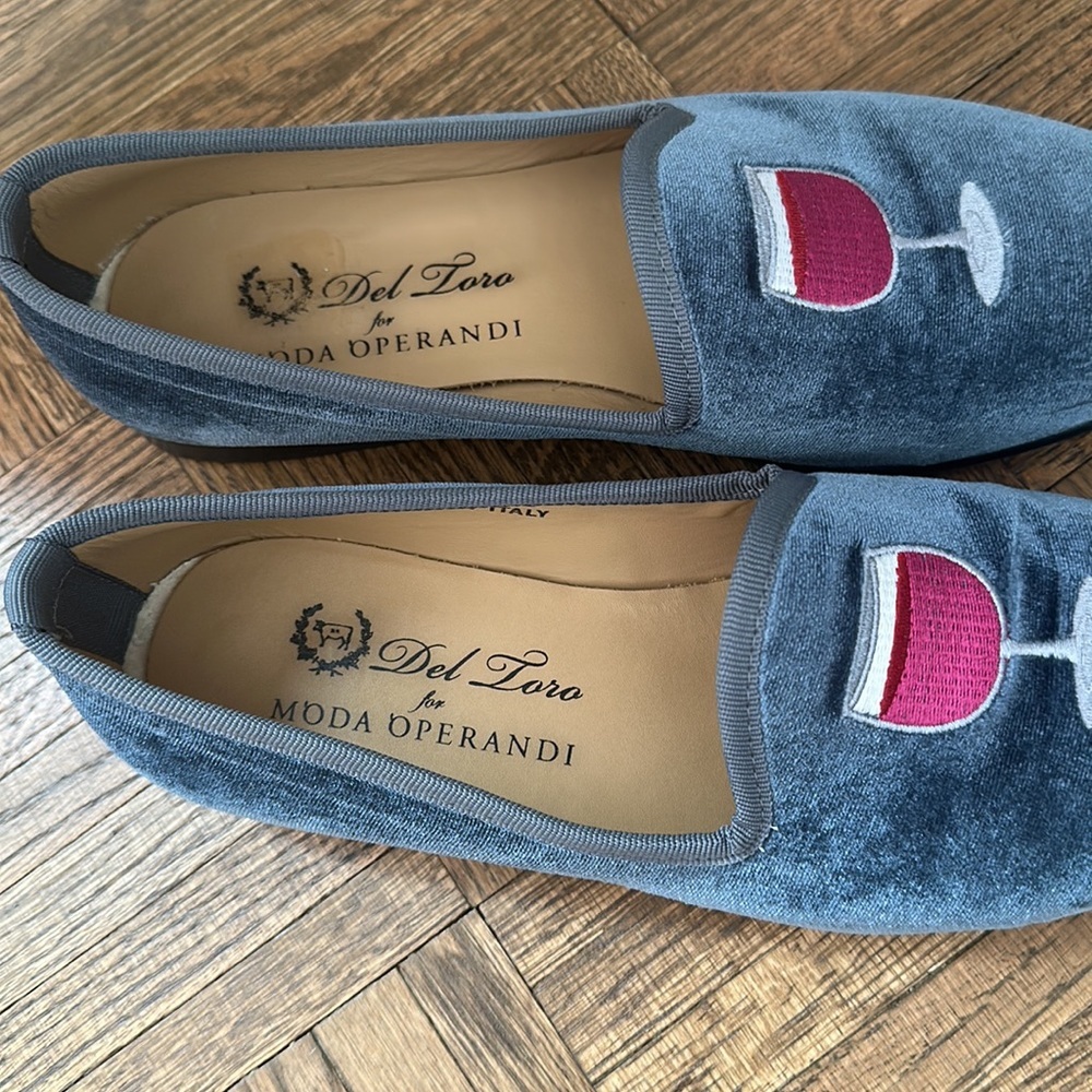 Red wine lover loafers
